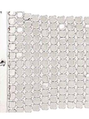 BRACELET, SILVER TONE METAL MESH, STAINLESS STEEL, EMMA SKYE, TAG ON, IN BOX,